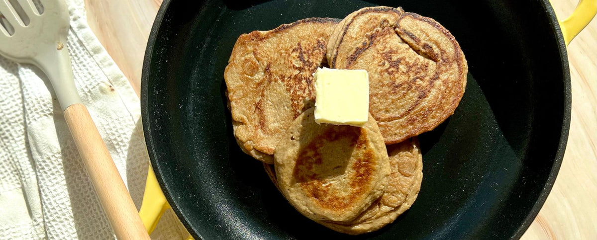 Banana Oat Pancakes
