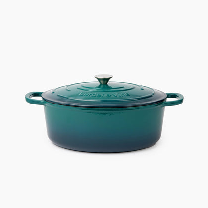 Enameled Cast Iron Oval Dutch Oven | 8QT/7.5L