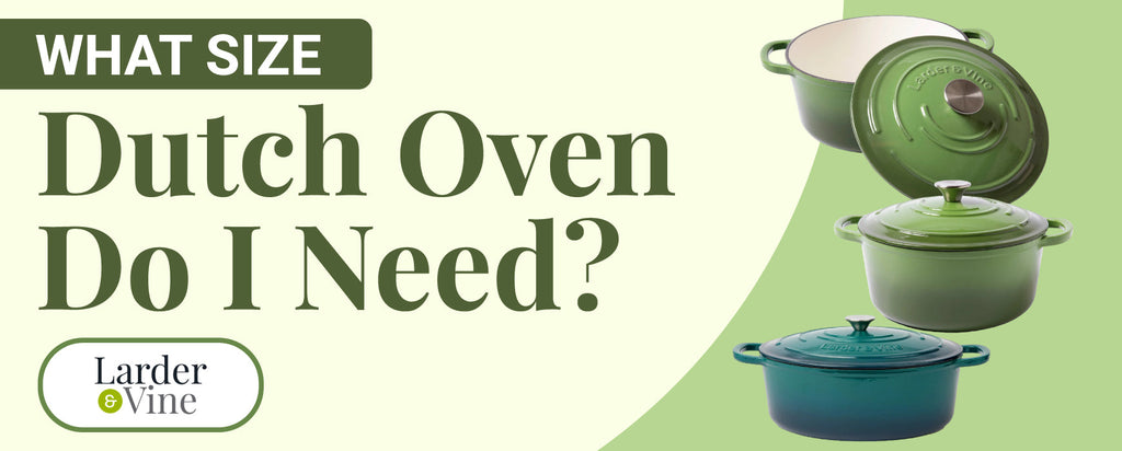 Two Larder & Vine Dutch Ovens in Kitchen