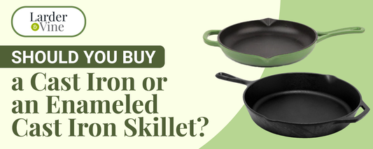 Should You Buy a Cast Iron or an Enameled Cast Iron Skillet?