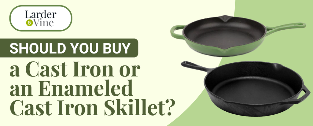 Should You Buy a Cast Iron or an Enameled Cast Iron Skillet?
