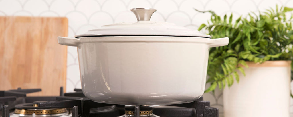 Stone gray Dutch Oven