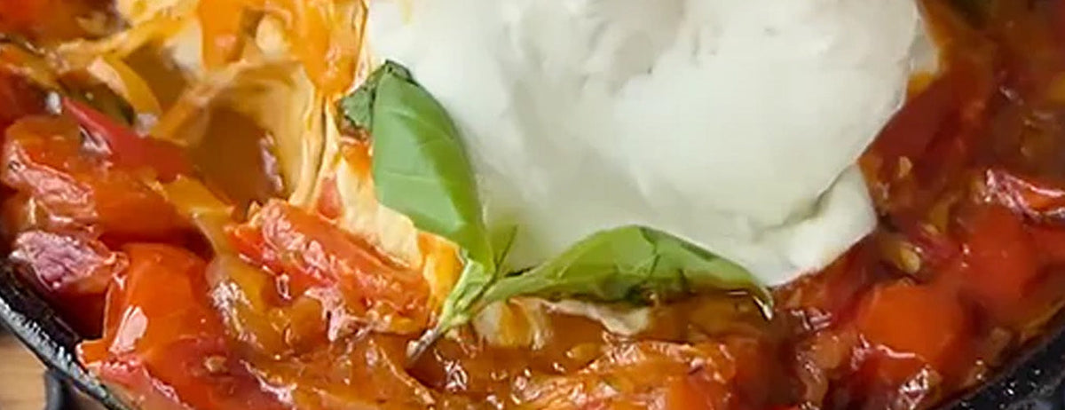 Chef Joe Sasto's Baked Burrata Alla Diavola