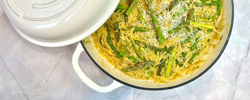 Asparagus Orzo recipe