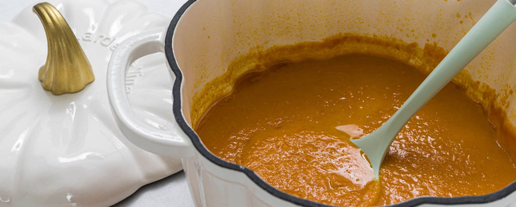 Vegan Carrot Ginger Sweet Potato Soup Recipe