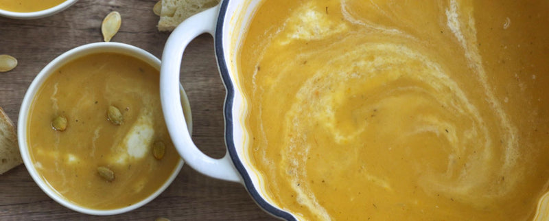 Pumpkin Soup Recipe in Dutch Oven