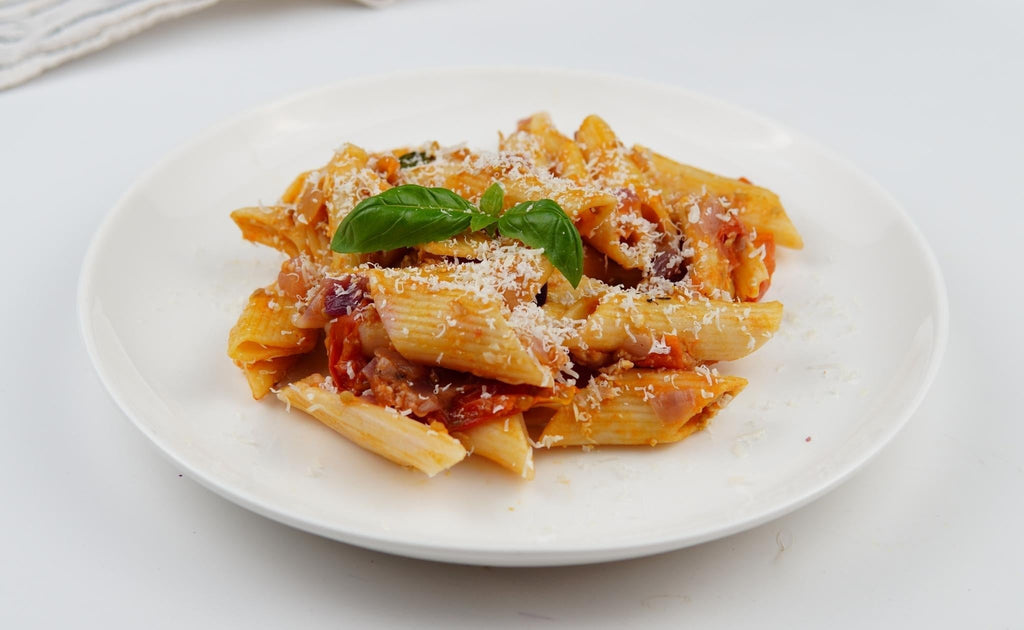 Tomato & Onion Penne Pasta