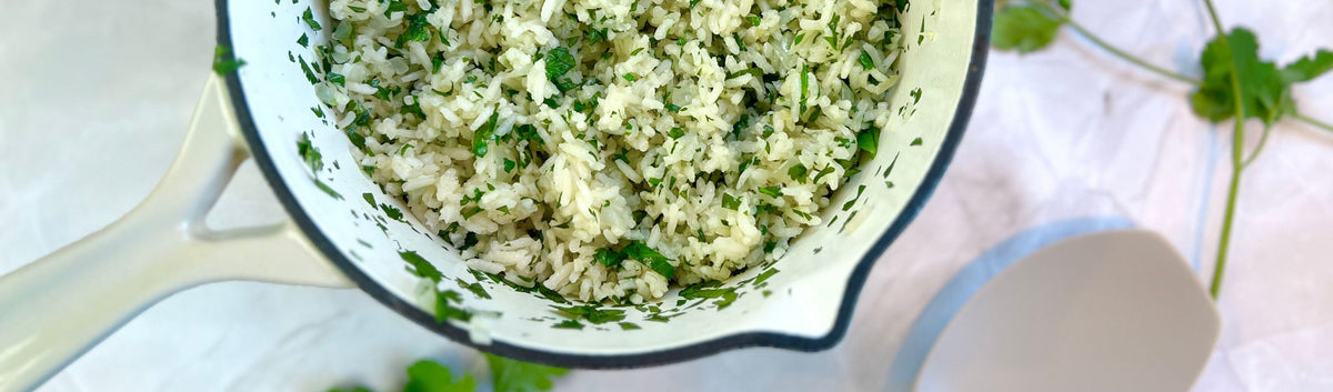 Cilantro Lime Rice Recipe by Larder & Vine