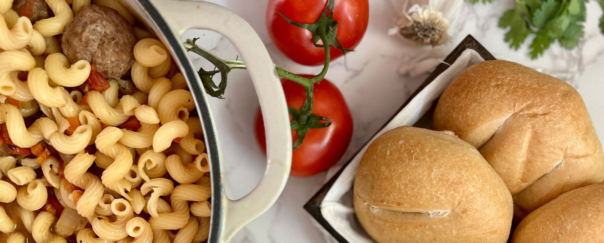 Meatball Cavatappi Soup