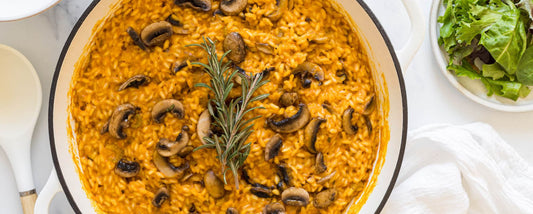 Pumpkin Mushroom Risotto recipe