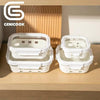 Glass Container w/ Silicone Wrap Set
