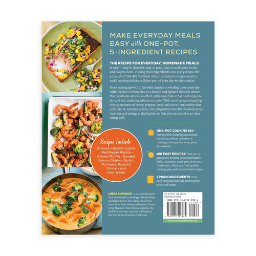 5-Ingredient One Pot Cookbook: Easy Dinners from Your Skillet, Dutch Oven, Sheet Pan & More