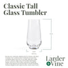 Classic Tall Glass Tumblers