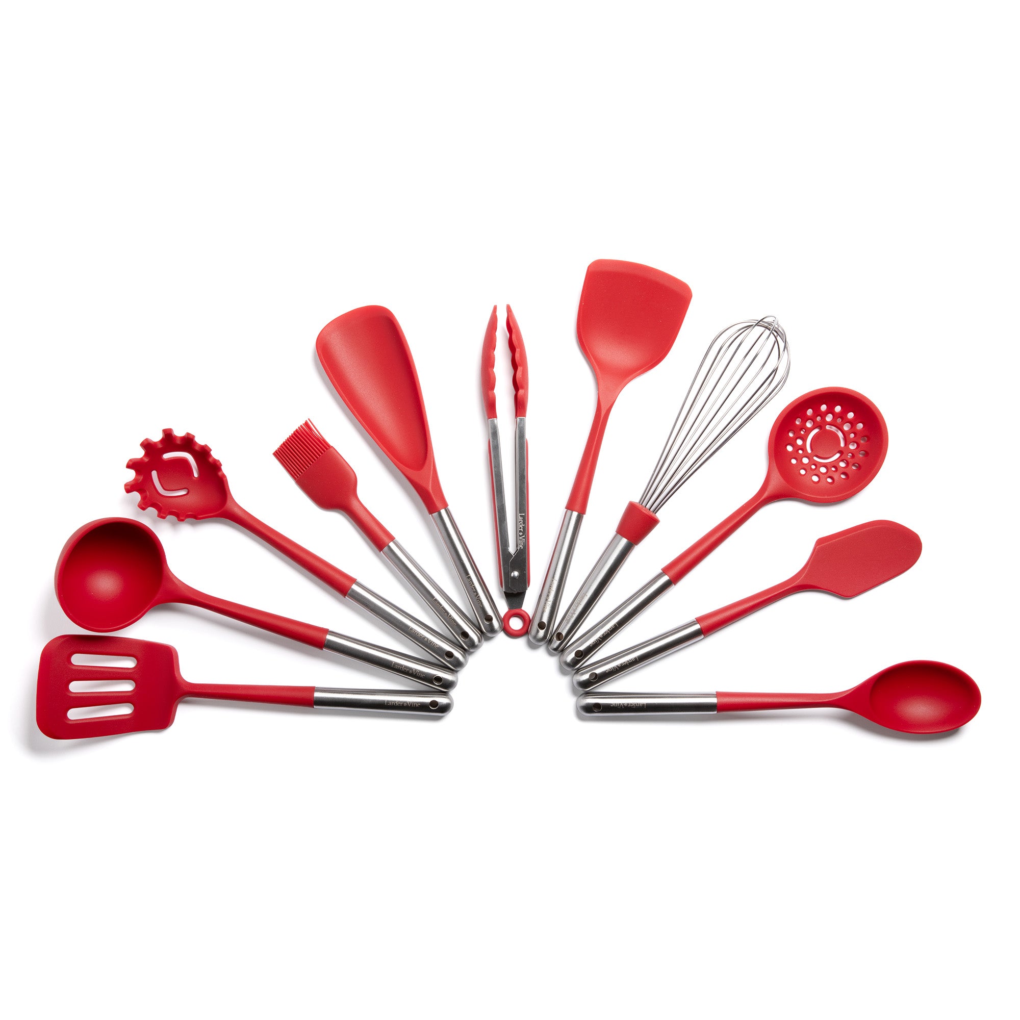 Kitchen Utensil Set with Ceramic Crock (12-Piece Set) Limoncello, image size:2000x2000