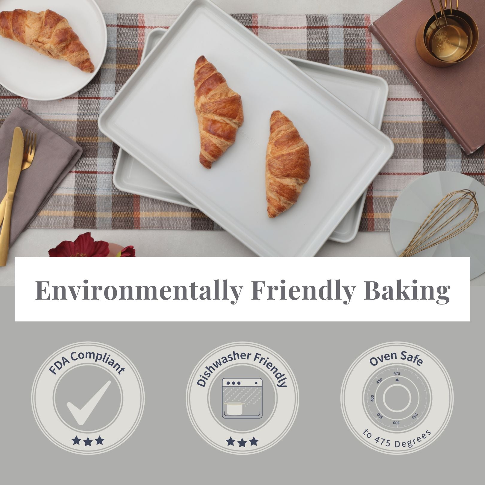 Stackable Ceramic Bakeware (8-Piece Set) – Larder and Vine