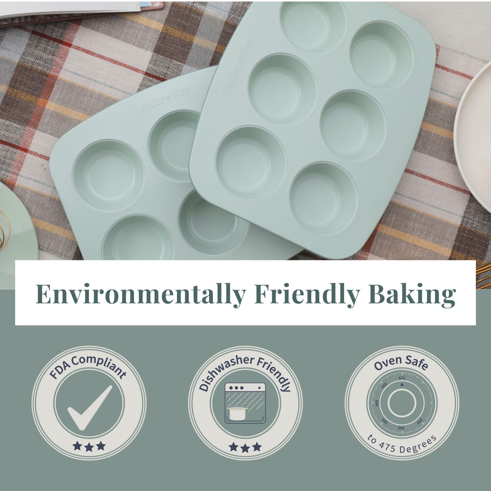Stackable Ceramic Bakeware (8-Piece Set) – Larder and Vine