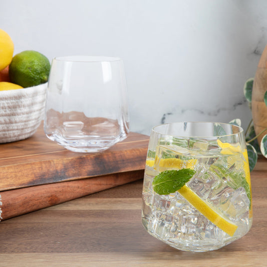 Café Short Glass Tumbler (4-Piece Set)