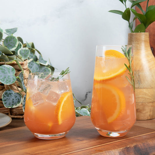 Classic Tall Glass Tumbler (4-Piece Set)