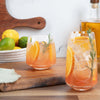 Café Tall Glass Tumblers