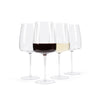 Tall Pour Crystalline Wine Glasses