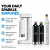 FIZZIT Sparkli White Bundle – 3 Stainless Steel Bottles + CO₂