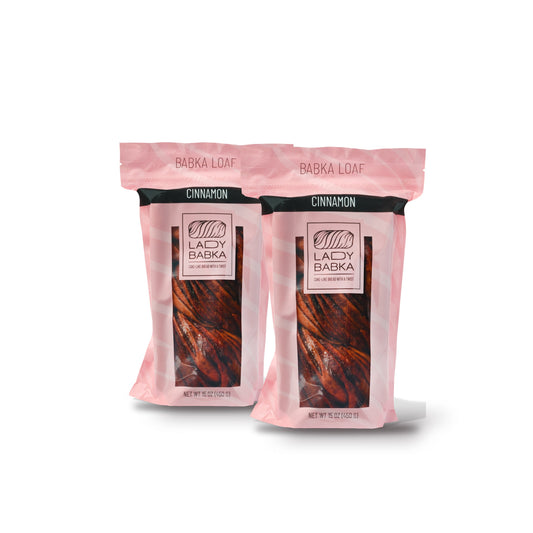 Set of 2 Cinnamon Babka Loaves