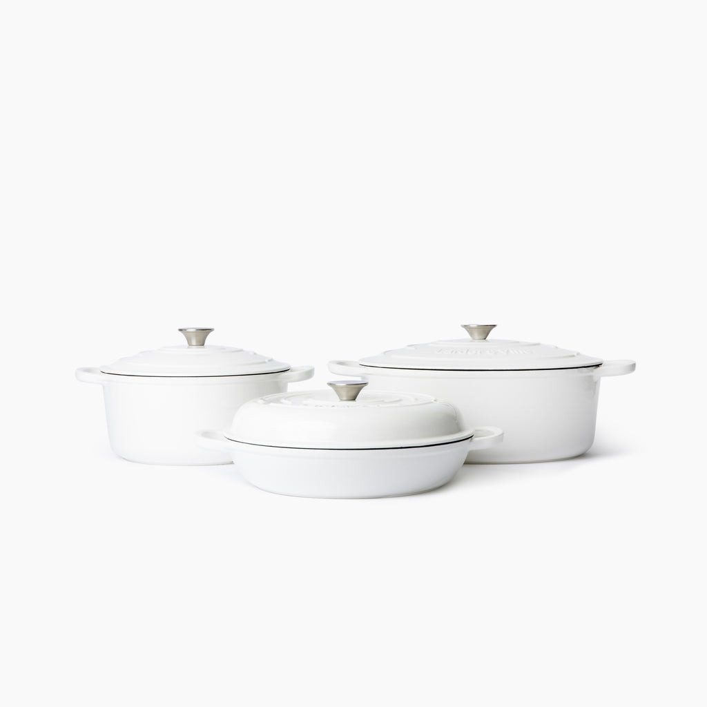 Enamel Cast Iron Cookware Sets | Larder & Vine – Larder and Vine