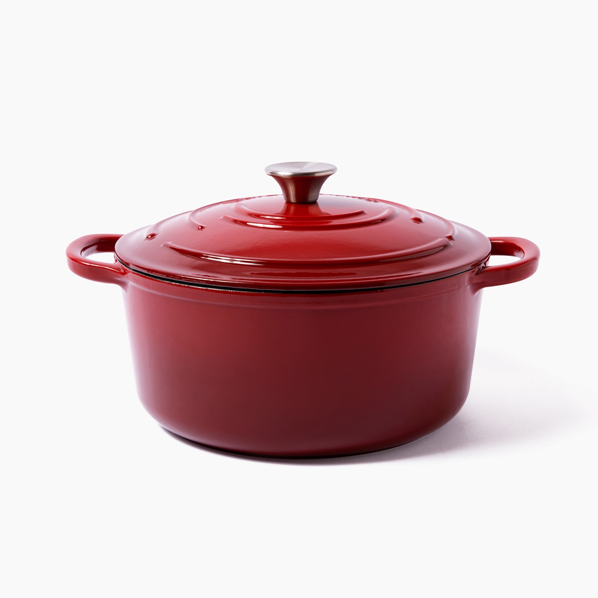 6-qt Enameled Cast Iron Red Dutch Oven | Goldilocks