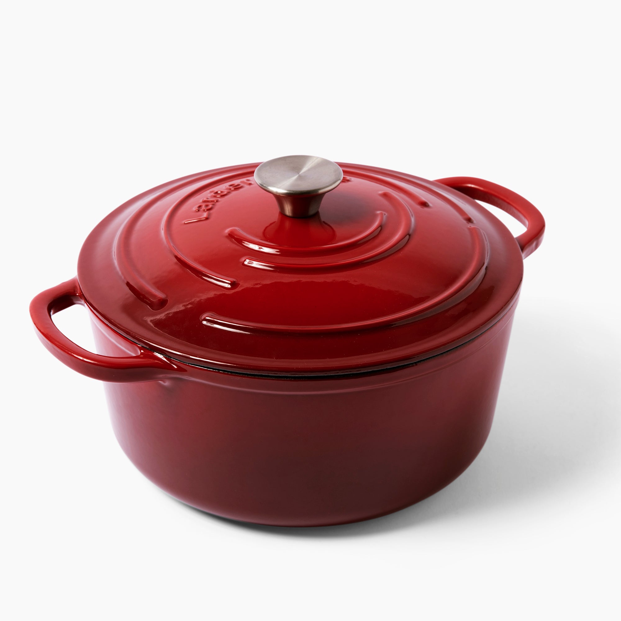 Red 6-qt(5.7-L)Enameled Cast Iron Dutch Oven