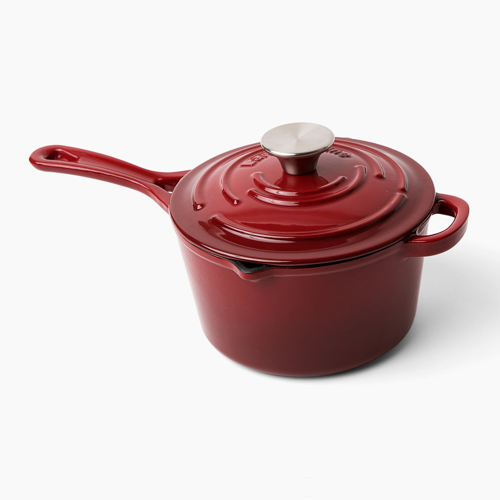 Enameled Cast Iron Skillet with Lid